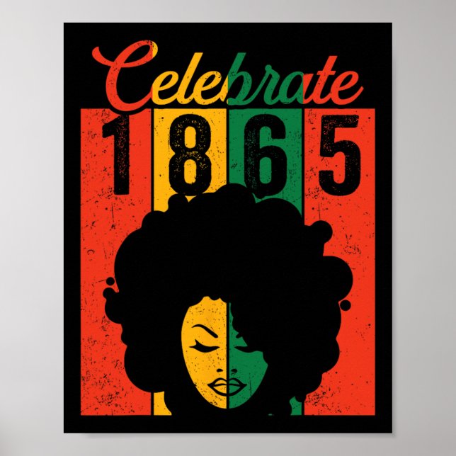 Affiche Fête de l'Indépendance des femmes noires de chemis (Devant)
