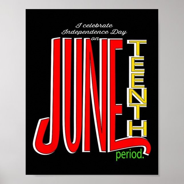 Affiche Fête de l'Indépendance Le 11 Juillet Haut (Devant)