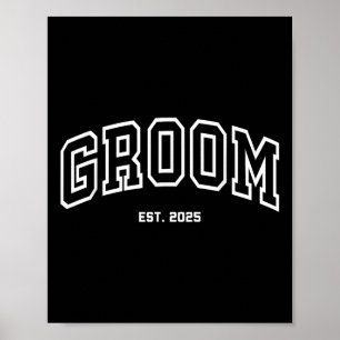 Affiche Fête De Mariée, Mariée Et Salle Est 2025, Groom Es