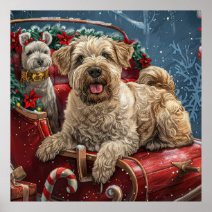 Affiche Fête de Noël des chiens errants