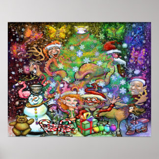 Affiche Fête de Noël magique