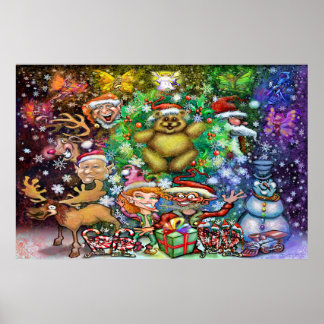 Affiche Fête de Noël Magique
