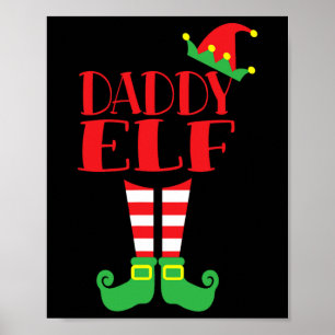 Affiche Fête de Noël papa's Maman's Matching Te