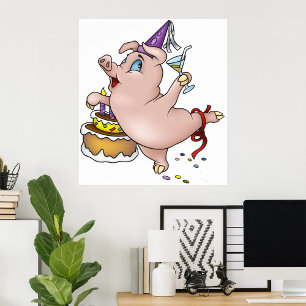 Affiche Fête de porc