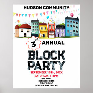 Affiche Fête de quartier