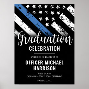 Affiche Fête de remise des diplômes de la police de la lig