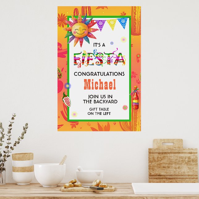 Affiche Fête de remise des diplômes Radiant Fiesta (Cuisine)