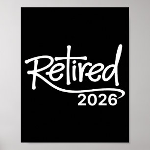 Affiche Fête de retraite chrétienne vintage 2026 retraité