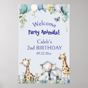 Affiche Fête des animaux Orthodoxes Fête d'anniversaire de