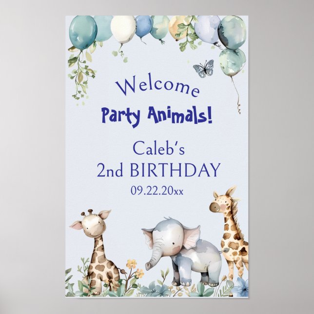 Affiche Fête des animaux Orthodoxes Fête d'anniversaire de (Devant)