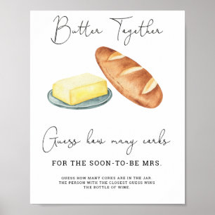 Affiche Fête des mariées Beurre Devinez Combien de lièges