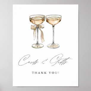Affiche Fête des mariées Champagne Brunch & Bubbly Waterco
