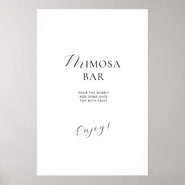 Affiche Fête des mariées d'affiche dans un style élégant. (Devant)