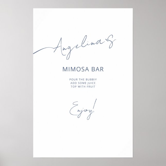 Affiche Fête des mariées d'affiche dans un style élégant. (Devant)