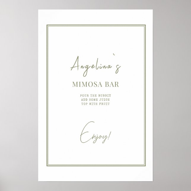 Affiche Fête des mariées d'affiche dans un style élégant. (Devant)