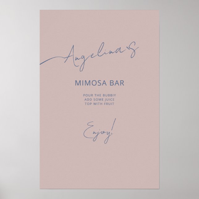 Affiche Fête des mariées d'affiche dans un style élégant. (Devant)