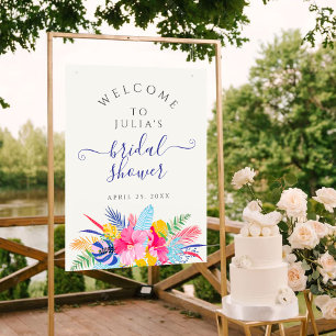 Affiche Fête des mariées de la forêt tropicale sauvage ros