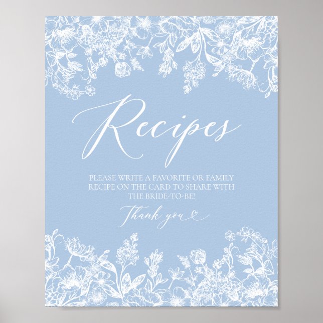 Affiche Fête des mariées de la recette moderne bleu bleu b (Devant)