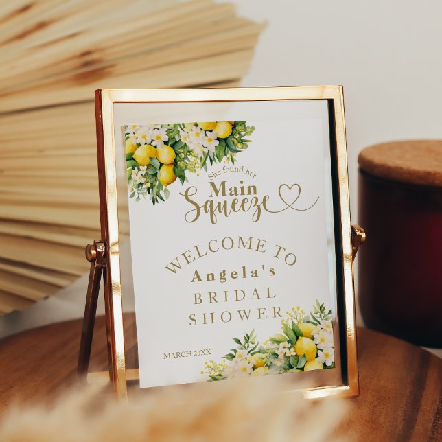 Affiche Fête des mariées d'été moderne au citron (Créateur téléchargé)