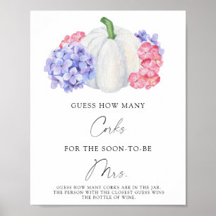 Affiche Fête des mariées Devine combien de lièges