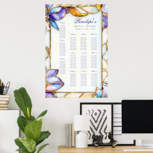 Affiche Fête des mariées en verre tendu