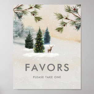 Affiche Fête des mariées Woodland favorise l'affiche