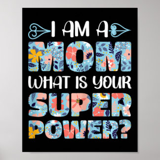 Affiche Fête des Mères Fantastique maman Je suis une maman
