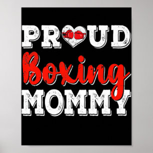 Affiche Fête des Mères joyeuse de maman en boîte
