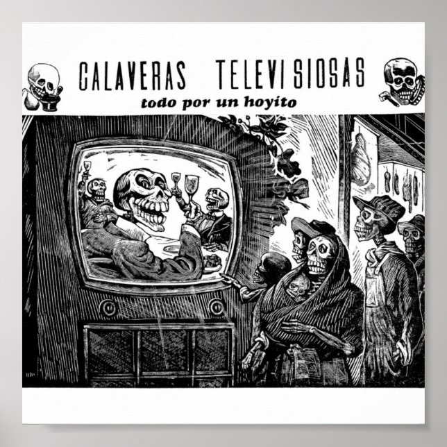 Affiche Fête des Morts, Mexique. Vers 1949 (Devant)