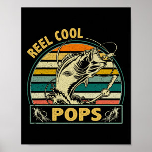 Affiche Fête des pères De Pêche Pour L'Arg De Cool vintage