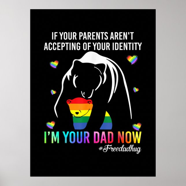 Affiche Fête des Pères | Je suis maintenant ton papa (Devant)
