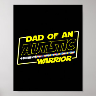Affiche Fête des Pères Papa sensibilisation aux guerriers