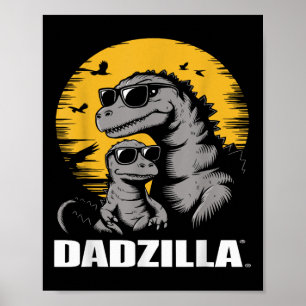 Affiche Fête des pères Surprise Pour Dino Papa Ultimate -
