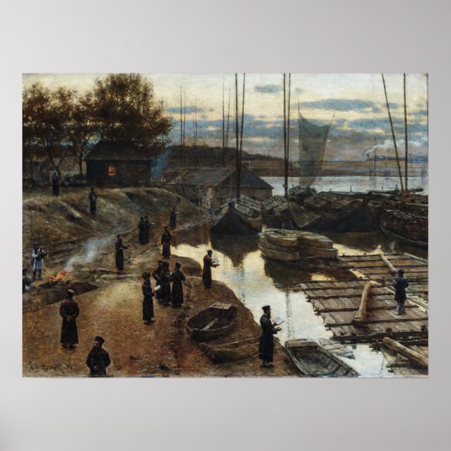 Affiche Fête des trompettes d'Aleksander Gierymski | polon (Devant)