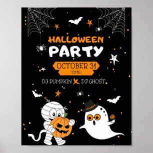 Affiche Fête d'Halloween