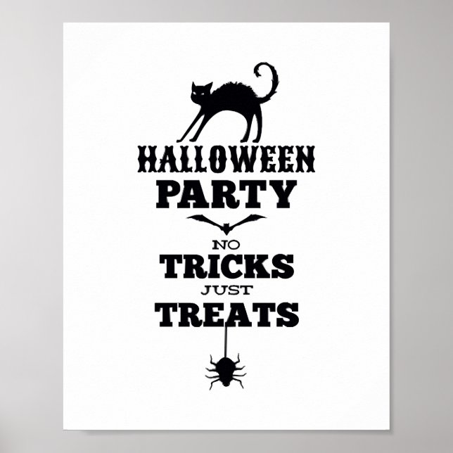 Affiche Fête d'Halloween (Devant)