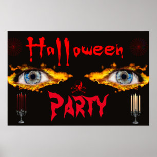 Affiche Fête d'Halloween