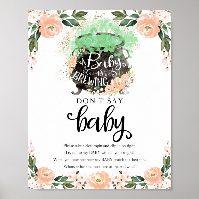 Affiche Fête d'Halloween pour Bébé Fille Cadeaux de Naissa (Devant)