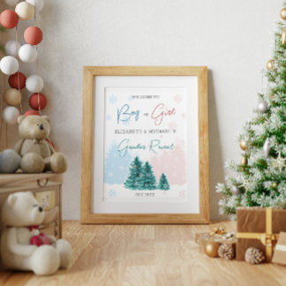 Affiche Fête d'hiver de Noël
