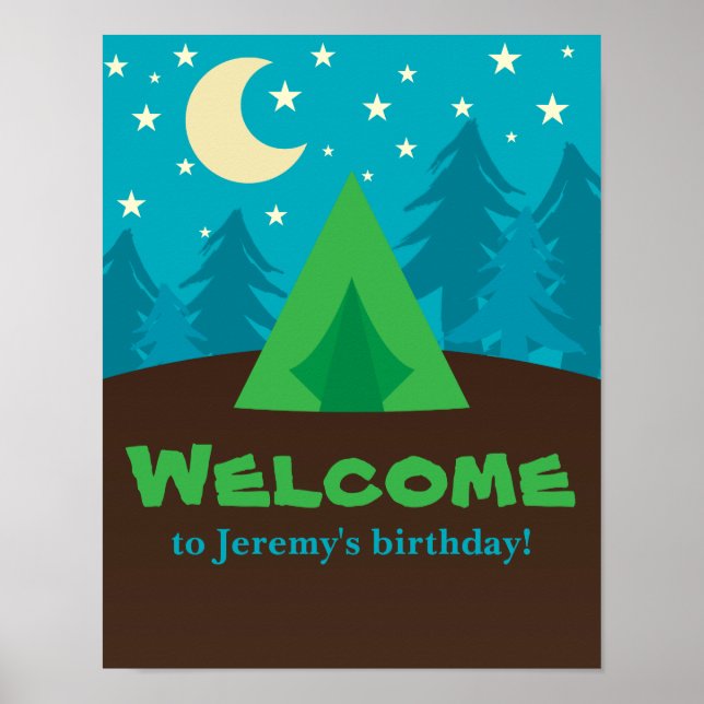 Affiche Fête du camping (Devant)