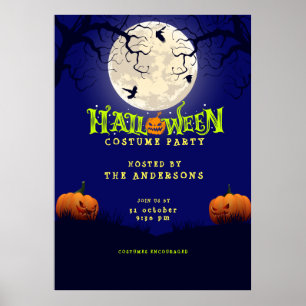 Affiche Fête du costume d'Halloween