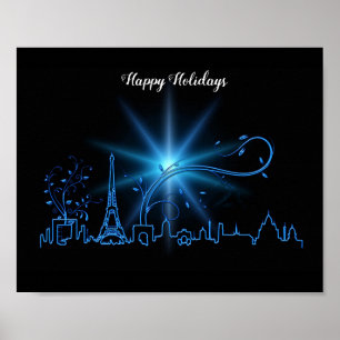 Affiche Fête du Nouvel An à Paris