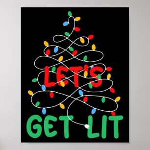 Affiche Fête du pyjama de Noël, illuminons les fêtes de No