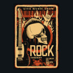 Affiche Fête du rock<br><div class="desc">Fête de rock prospectus, festival de musique de concert</div>