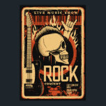 Affiche Fête du rock<br><div class="desc">Fête de rock prospectus,  festival de musique de concert</div>