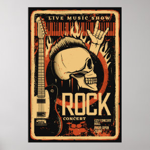 Affiche Fête du rock