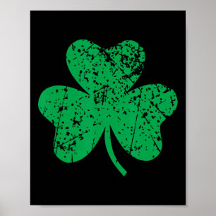 Affiche Fête du trèfle Saint-Patrick Irlande Fierté Vert i