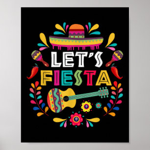 Affiche Fête mexicaine Cinco De Mayo