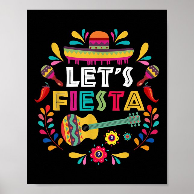 Affiche Fête mexicaine Cinco De Mayo (Devant)