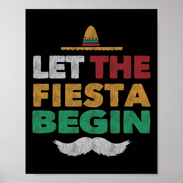 Affiche Fête mexicaine drôle Cinco De Mayo  (Devant)